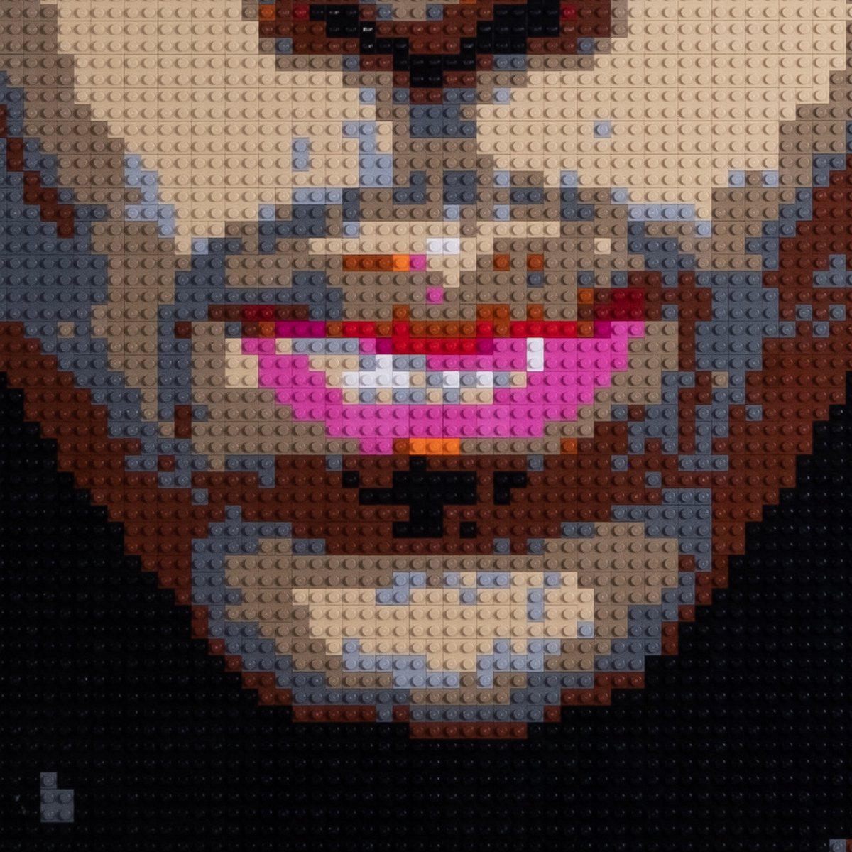 Jimi Hendrix Purple Haze Art Portrait inspired by LEGO® — BRIAN HANNA